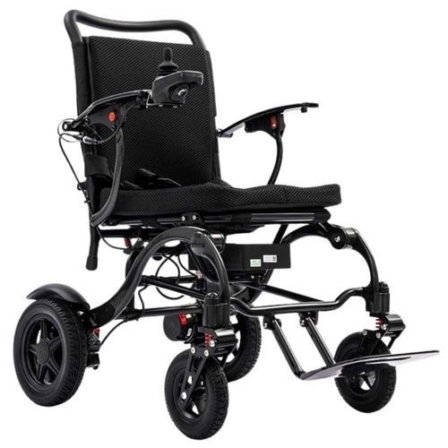 Poylin Karbon Fiber Akülü Tekerlekli Sandalye | Katlanır, Lityum Akülü, 120Kg Taşıma Kapasiteli P214