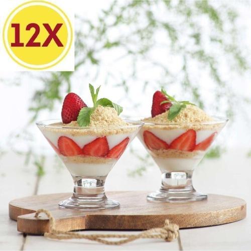 Crema 12 Li Cam Dondurmalık-tatlı Servisi