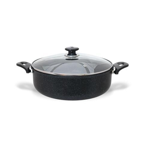 Basık 32 Cm Elit Döküm Tencere