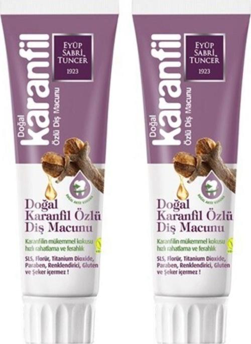 Karanfil Özlü Diş Macunu 75 ml X 2 Adet