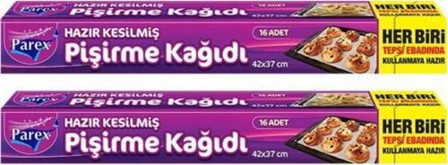 16 Lı 2'li Paket Hazır Kesilmiş Pişirme Kağıdı