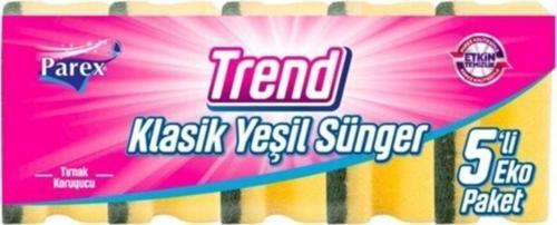 Trend Klasik Oluklu Sünger 5'li