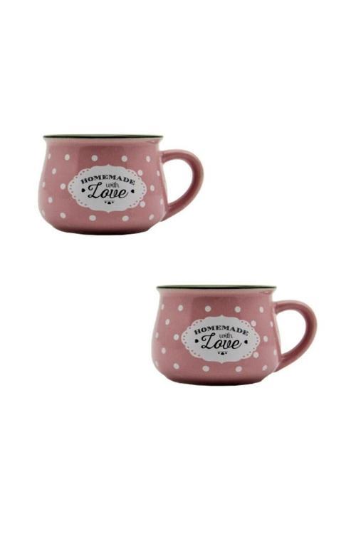 2 Kişilik Seramik Çay Kahve Fincanı