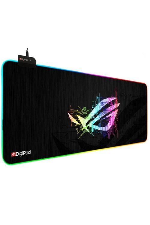 Rgb Gaming Mousepad Rgb Oyuncu Mousepad 70X30 Xl Rgb Oyuncu Mousepad Kaymaz Taban 4Mm