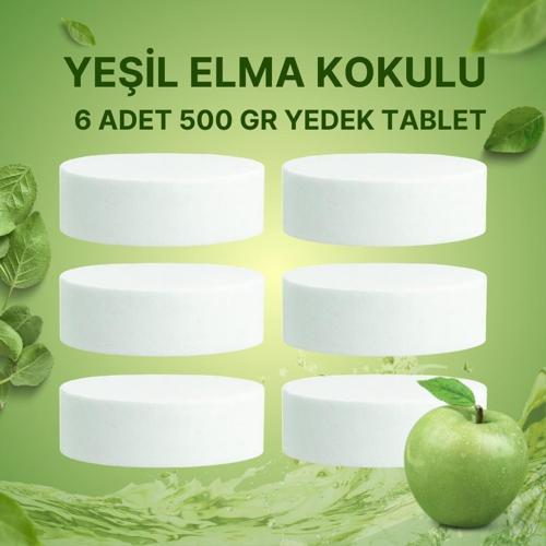 3 Adet 2x500 gr Nem Alıcı Rutubet Ve Küf Önleyici Yedek Tablet Yeşil Elma