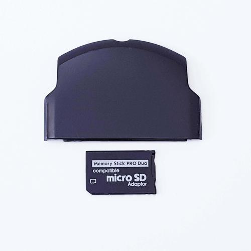 PSP 2000 3000 Kapak ve Memory Stick Pro Duo Adaptör Mikro SD Dönüştürücü PSP Slim Kapak