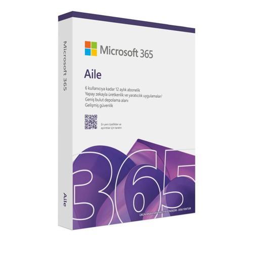 Office 365 Aile EP2-36884 Türkçe Kutulu Ofis Yazılımı (6 Kullanıcı)