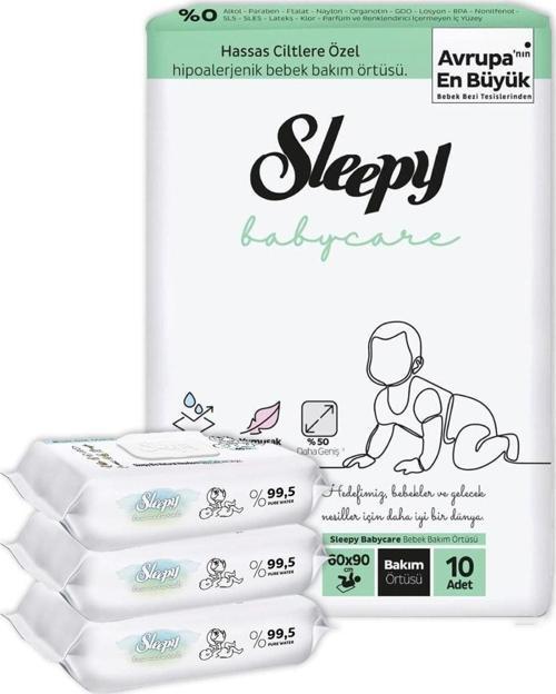 Islak Mendil Bio Natural 120 Yaprak Ve Bakım Örtüsü 10'lu
