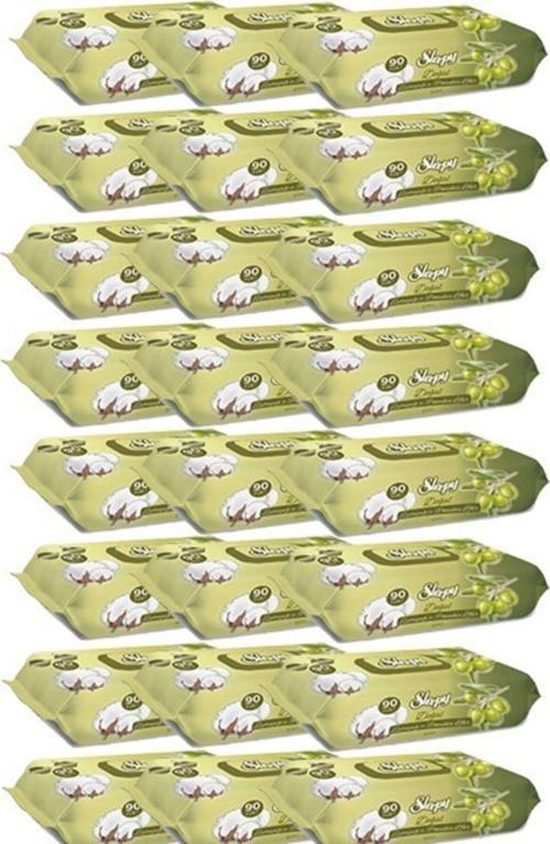 Islak Mendil Zeytinyağlı 90 Lı X 24 (toplam 2160 Adet Mendil)