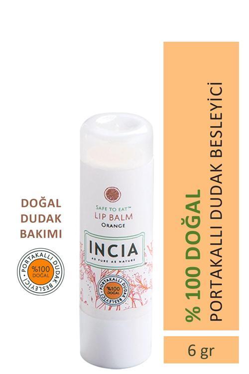 %100 Doğal Dudak Besleyici Portakal Bitkisel Nemlendirici Dudak Bakım Kremi 6 gr