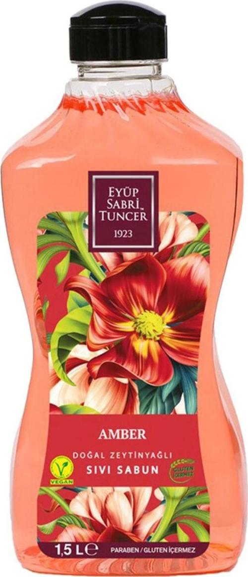 Amber Doğal Zeytinyağlı Sıvı Sabun 1,5 Lt