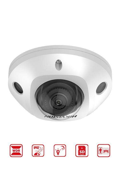 2Mp Ir Mini Dome Acusense Kamera Acusense & Smart Hybrid Light & 120Db Wdr