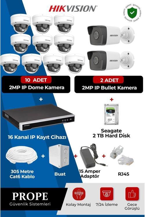 12 Kameralı Full Sistem Paketi