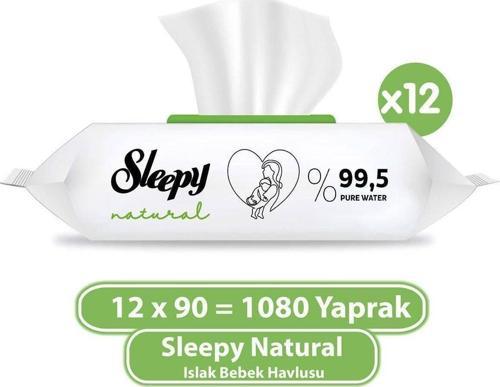 Natural Islak Bebek Havlusu 12x90 (1080 Yaprak)