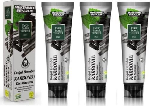 Doğal Bambu Aktif Karbonlu Diş Macunu 75 Ml X 3 Adet