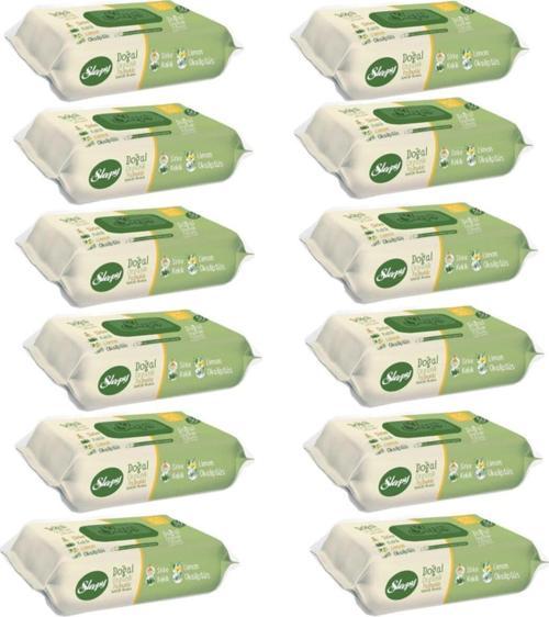 Doğal Organik Pamuklu Temizlik Havlusu 50 Yaprak 12 Li Paket