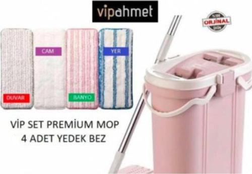 Premium Mop + 4 Adet Yedek Bez Kampanya