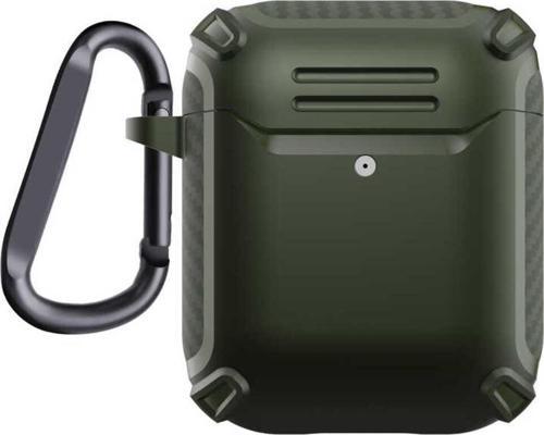 Airpods Pro ile uyumlu Kulaklık Kılıf Dayanıklı Fundamental Toz ve Kirden Koruyan Kılıf Haki