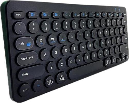 B380 Bluetooth Bağlantılı Ince Tasarım Ipad Ile Uyumlu Telefon Tablet Için Q Klavye Siyah