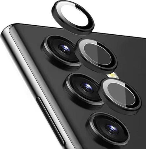 Galaxy S23 Ile Uyumlu Kamera Lens Koruyucu Ineffable Kamera Lens Koruma Siyah