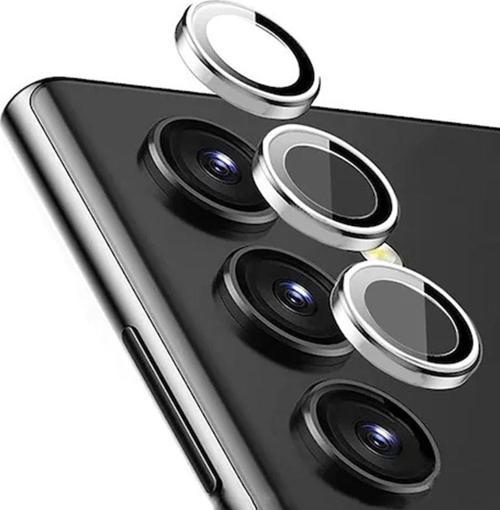 Galaxy S23 Plus Ile Uyumlu Kamera Lens Koruyucu Ineffable Kamera Lens Koruma Gümüş