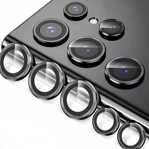 Galaxy S23 Ultra Ile Uyumlu Kamera Lens Koruyucu Ineffable Kamera Lens Koruma Siyah