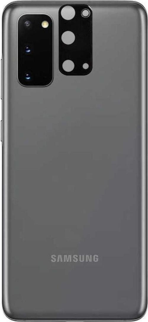 Samsung Galaxy S20 Ile Uyumlu 3d Kamera Lens Koruma Z-panoply Tam Kaplayan Kamera Koruma Siyah