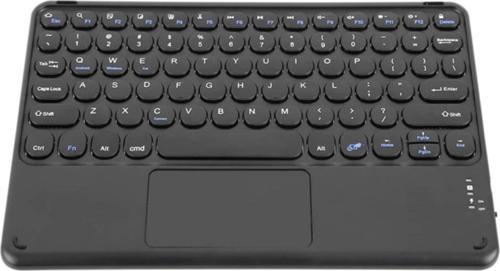 Taşınabilir Ultra Ince Kablosuz Ipad/tablet/pc/telefon Touchpad Slim Bluetooth Klavye Siyah
