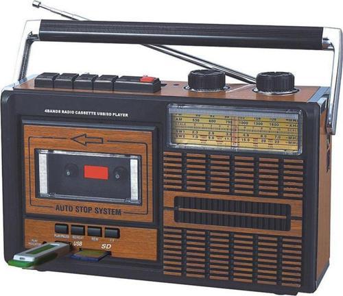 Yeni Nesil Usb Sd Fm Radyolu Kaset Çalar Müzik Kutusu