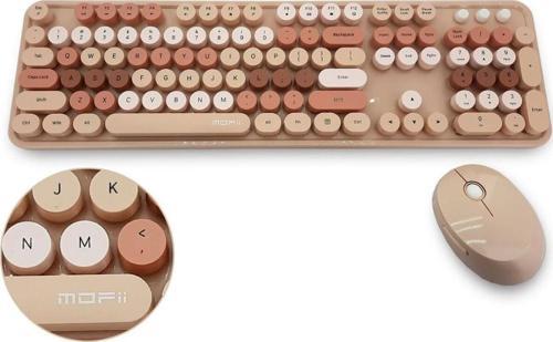 Kablosuz Klavye Ve Mouse Fare Set 104 Tuşlu Pc Notebook Uyumlu 136mm X 445mm Zr513