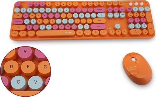 Kablosuz Klavye Ve Mouse Fare Set 104 Tuşlu Pc Notebook Uyumlu 136mm X 445mm Zr513