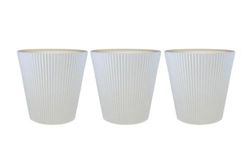 SO-LNS3 Dekoratif Luna Saksı 29 lt Beyaz 3 Adet