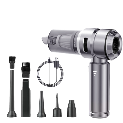 HL-135 16000pa Güçlü Portatif 3 Kademeli Tabilir Vakumlu Kablosuz Üflemeli Mini Araç Süpürgesi