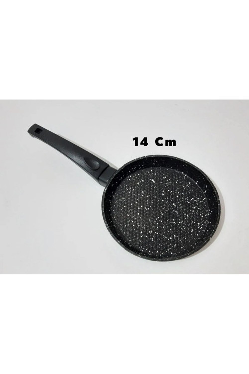 Mini Döküm Granit Sos Tava 14 Cm