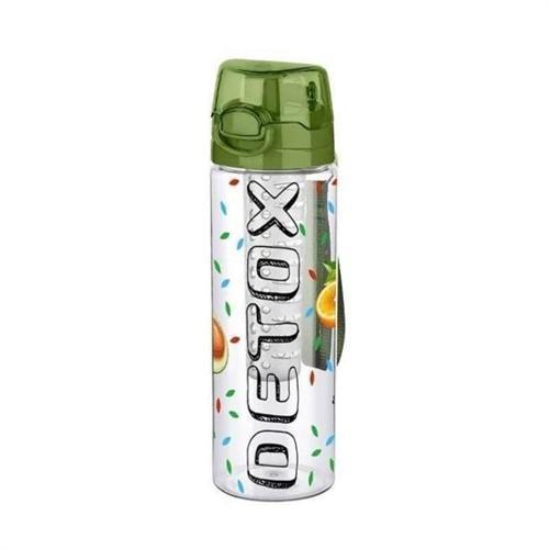 BUFFER® Tutma Saplı Kilitli Kendiliğinden Süzgeçli Kolay Taşınabilir Detoks Sporcu Diyet Matarası