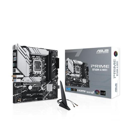 PRIME B760M-A WIFI DDR5 7200MHZ 2XHDMI 1XDP 2XM.2 USB 3.2 MATX 1700P (12. / 13. VE 14. NESİL İŞLEMCİ UYUMLU)