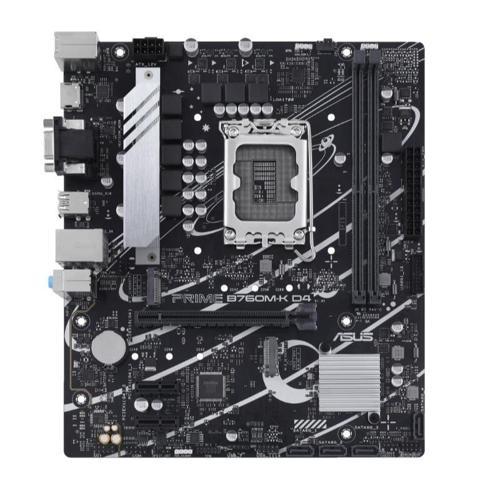 PRIME B760M-K D4 DDR4 5333MHZ 1XVGA 1XHDMI 2XM.2 USB 3.2 MATX 1700P (12. / 13. VE 14. NESİL İŞLEMCİ UYUMLU)