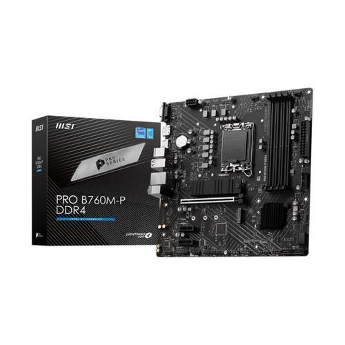 PRO B760M-P DDR4 4600MHZ 1XHDMI 1XDP 2XM.2 USB 3.2 ATX 1700P (12. / 13. VE 14. NESİL İŞLEMCİ UYUMLU)