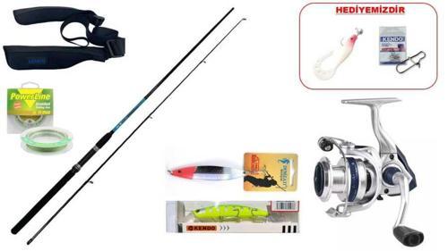 G-Power 270 cm 7–35 gr & Okuma ARIA-C4000A Painting Silver Spin Seti