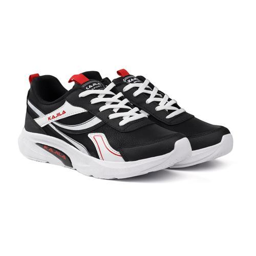 Unisex Siyah Kırmızı Özel Tasarım Modern Konforlu Rahat Sneaker Günlük Yürüyüş Ayakkabısı