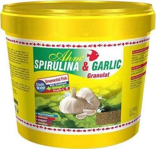 Spirulina Garlic Granulat 100gr Açık Poşette