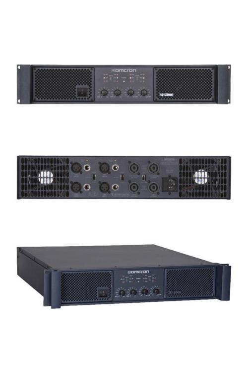 Omcron Q-2000 4x500W 4 Çıkışlı Power Anfi