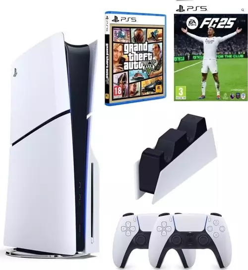 Playstation 5 Standart Edition 825gb 2. Dualsense Kol Ea Fc 24 + GTA 5 (İTHALATÇI GARANTİLİ)