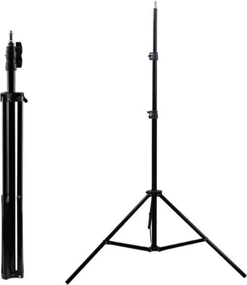 Tripod Kamera Işık Ayağı 70 Cm-210 Cm Açılabilir Katlanabilir Tripod Yayıncı Vlog Tr8806