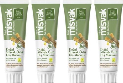 Doğal Misvak Özlü 75 ml Diş Macunu X 4 Adet