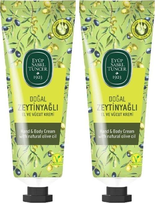 Doğal Zeytinyağlı El Ve Vücut Kremi 50 Ml X 2