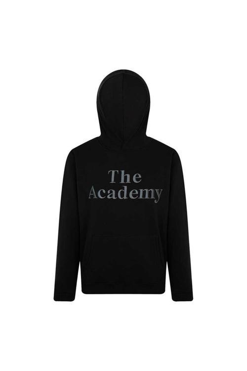 Men Kapüşonlu Sweat Erkek Siyah Sweatshirt 23150-2