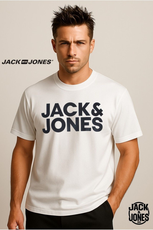 Jjecorp Logo Tee Ss O-Neck Noos Beyaz