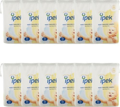 Maxi 60'lı 12 Paket Bebek Temizleme Pamuğu