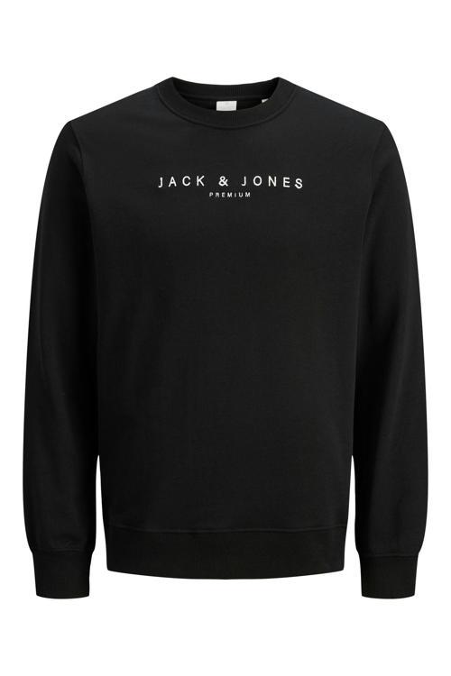 Jack Jones Jprccjayson Sweat Crew Neck Pls Erkek Siyah Büyük Beden Sweatshirt 12288217-02